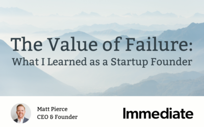 The Value of Failure: What I Learned as a Startup Founder by Matt Pierce