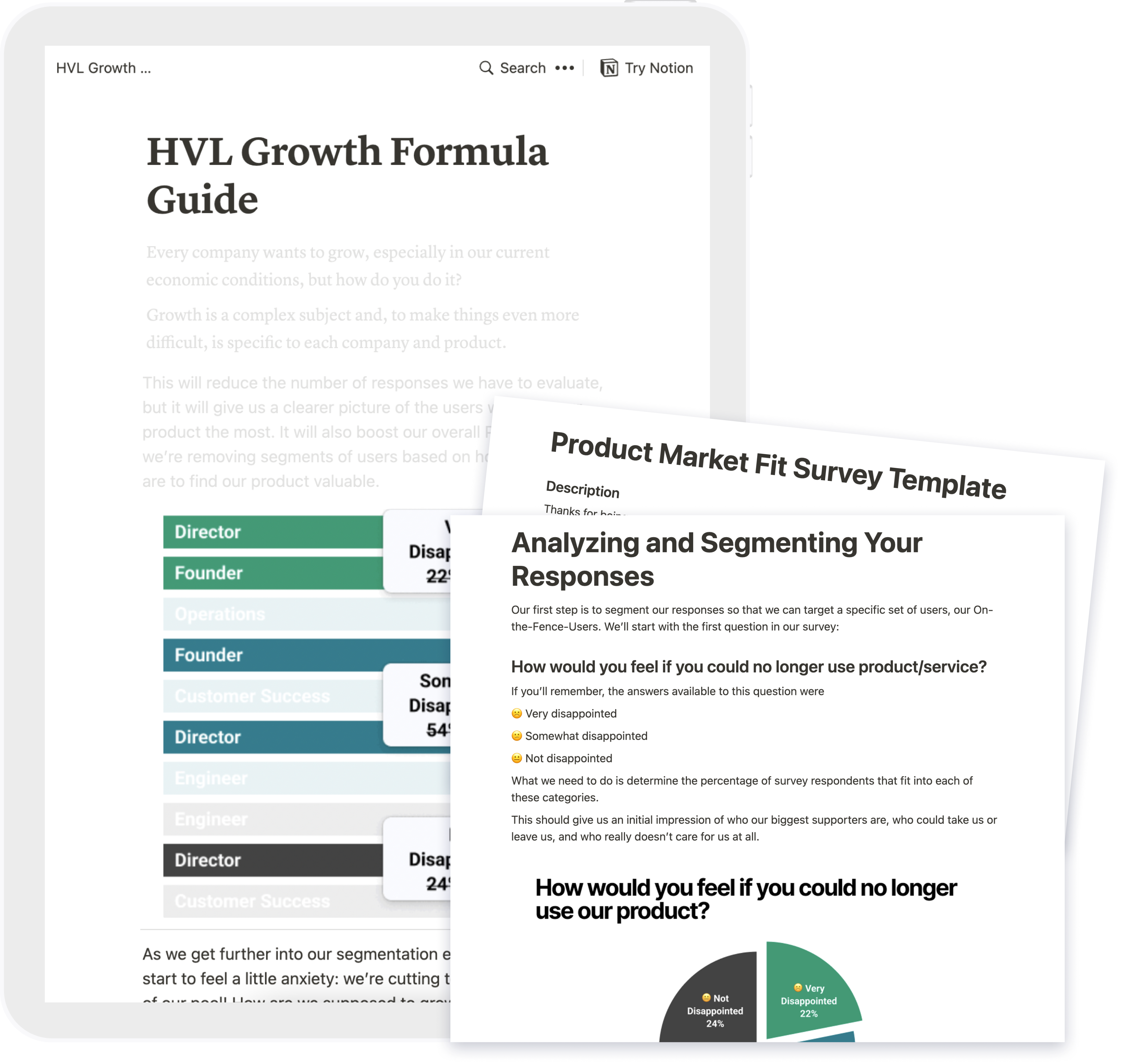 Growth Formula Guide Preview on iPad