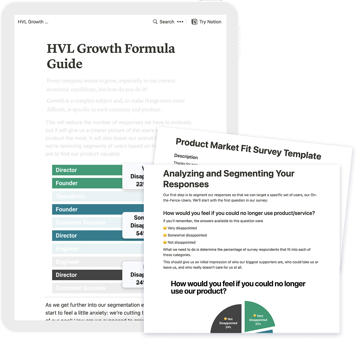 Growth Formula Guide Preview on iPad